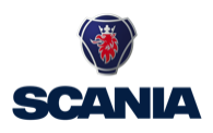 Scanias logotyp.
